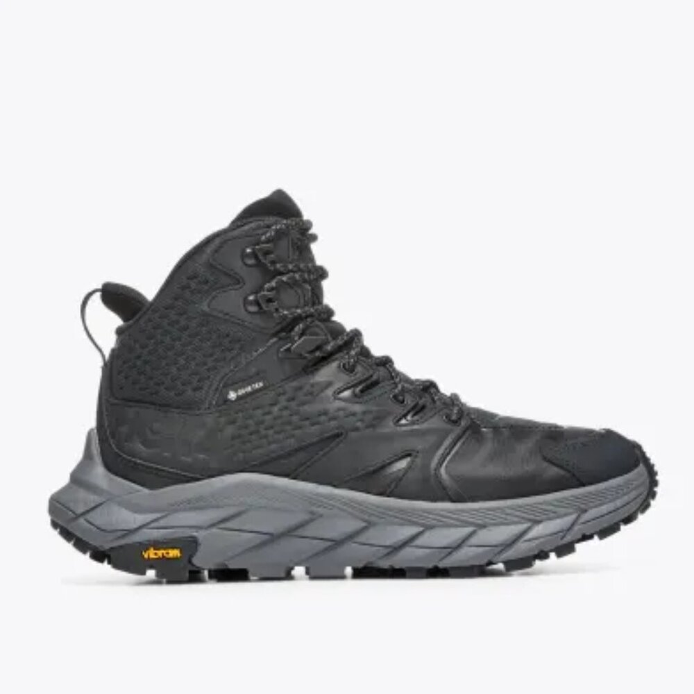 Hoka One One Black and Gray Athletic Shoes